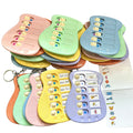 6pcs ADHD Tools for Kids Visual Schedule Chore Chart Anxiety Relief Portable Reminder Keychains Checklist to Do List Task Tackers with Sticker Bulk Gift (6pcs(1pcs Each Color))